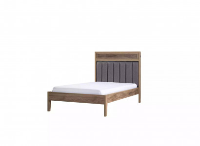Bed frame children's furniture bed wood brown youth bed 100 cm classic